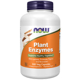 NOW Foods Plant Enzymes 120 Veg Capsules front view