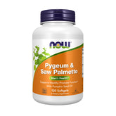 NOW Foods Pygeum & Saw Palmetto 272g front view