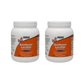 NOW Foods Sunflower Lecithin Powder 454g front view