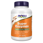 NOW Foods Super Enzymes 200g tablet bottle front view
