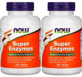 NOW Foods Super Enzymes multi-enzyme supplement front view
