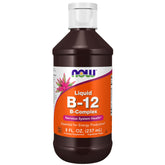 NOW Foods Vitamin B-12 Liquid Supplement 300g front view