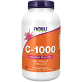 NOW Foods Vitamin C-1000 250 Capsules front view