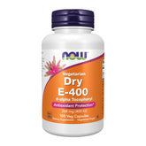 NOW Foods Vitamin E 400 IU 100 capsules front view