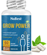 NuBest Grow Power Blended Vitamin & Mineral Supplement front view