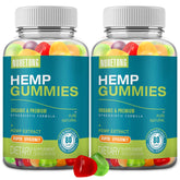 Nubetong Organic Hemp Gummies 210g front view with packaging