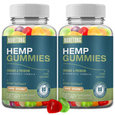 Nubetong Organic Hemp Gummies front view with packaging