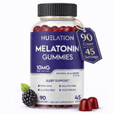 NUELATION Melatonin Gummies 10mg front view of packaging