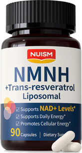 NUISM Resveratrol NAD+ Support Supplement front view