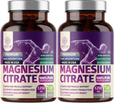 Number One Nutrition Magnesium Citrate 240 capsules front view