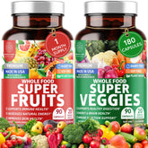 Number One Nutrition Super Fruits and Veggies capsules front view
