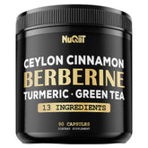 NUQIIT Berberine HCl Supplement 90 capsules front view