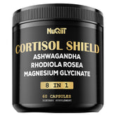 NUQIIT Cortisol Supplement 500mg 60 Capsules front view