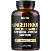 NUQIIT Ginger Root Capsules bottle front view