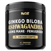 NUQIIT Organic Ashwagandha Supplement 12000mg front view