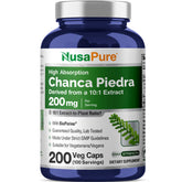 NusaPure Chanca Piedra Capsules 200mg front view