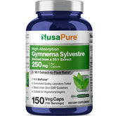 NusaPure Gymnema Sylvestre Capsules bottle front view