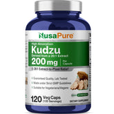 NusaPure Kudzu Root Capsules 200mg bottle front view