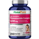 NusaPure Phytoceramide Complex Capsules bottle front view