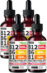 NUSAVA Liquid Vitamin B12 Drops 5000mcg front view
