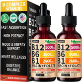 NUSAVA Vitamin B12 Liquid Drops 5000mcg front view