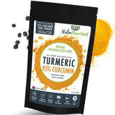 Nutra Nourished Organic Turmeric Curcumin Powder front view packaging