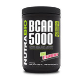 NutraBio BCAA 5000 444g front view packaging