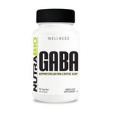 NutraBio GABA Supplement 68g front view