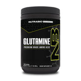 NutraBio L-Glutamine Powder 500g front view