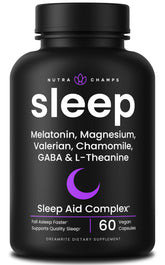 NutraChamps 10-in-1 Sleep Solution Capsules front view