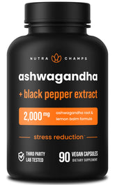 NutraChamps Ashwagandha Root Powder 109g front view
