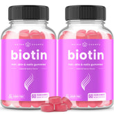 NutraChamps Biotin Gummies 5000 mcg front view