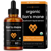NutraChamps Lion’s Mane Mushroom Extract 10:1 liquid drops front view