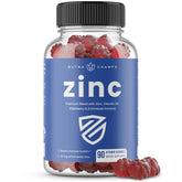 NutraChamps Zinc Gummies front view with packaging