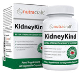 Nutracraft KidneyKind Kidney Support Supplement 60 Capsules front view