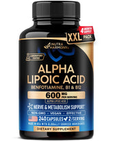 NUTRAHARMONY Alpha Lipoic Acid 600 mg capsules front view
