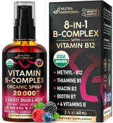 NUTRAHARMONY Full Spectrum Vitamin B Complex liquid bottle front view
