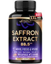 NUTRAHARMONY Saffron Capsules 88.5mg front view