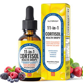 NutraPep Cortisol Health Drops 60mL front view with packaging