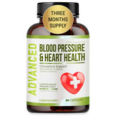 NutraPro Blood Pressure Support Herbal Supplement 120 capsules front view