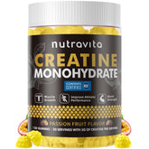 Nutravita Creatine Monohydrate Gummies front view with packaging