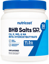 Nutricost 4-1 Ketone Salts unflavoured supplement front view