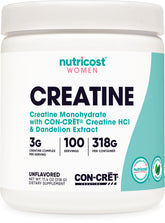 Nutricost Creatine Monohydrate Powder 100 Servings front view