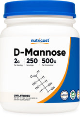 Nutricost D-Mannose Powder 500g front view