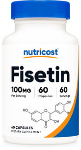Nutricost Fisetin Capsules 100mg front view