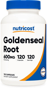 Nutricost Goldenseal Root 600mg Capsules front view