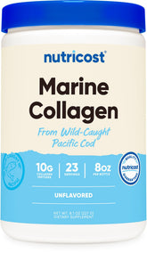 Nutricost Marine Collagen Powder 315g front view