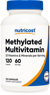 Nutricost Methylated Multivitamin 120 Capsules front view