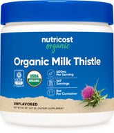 Nutricost Milk Thistle Extract Powder 292g front view
