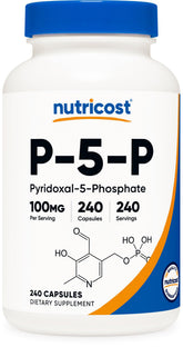 Nutricost P5P Vitamin B6 Supplement 100mg front view